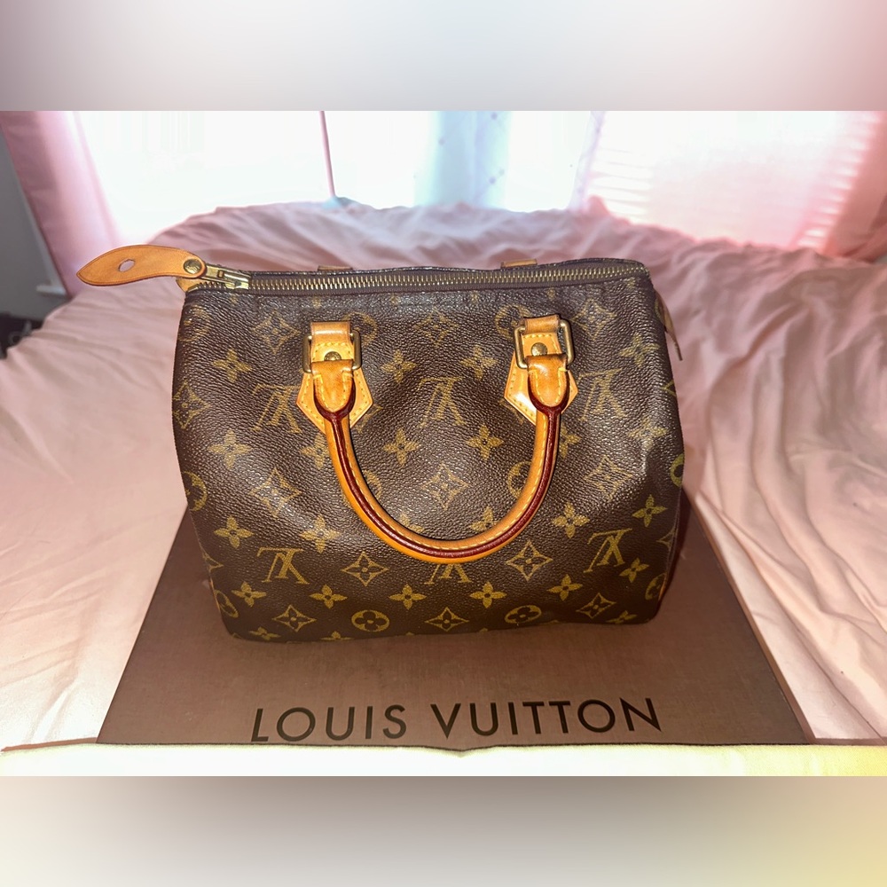 Louis Vuitton Speedy Monogram Handbag 25 Full Inclusion - Picture 5 of 15